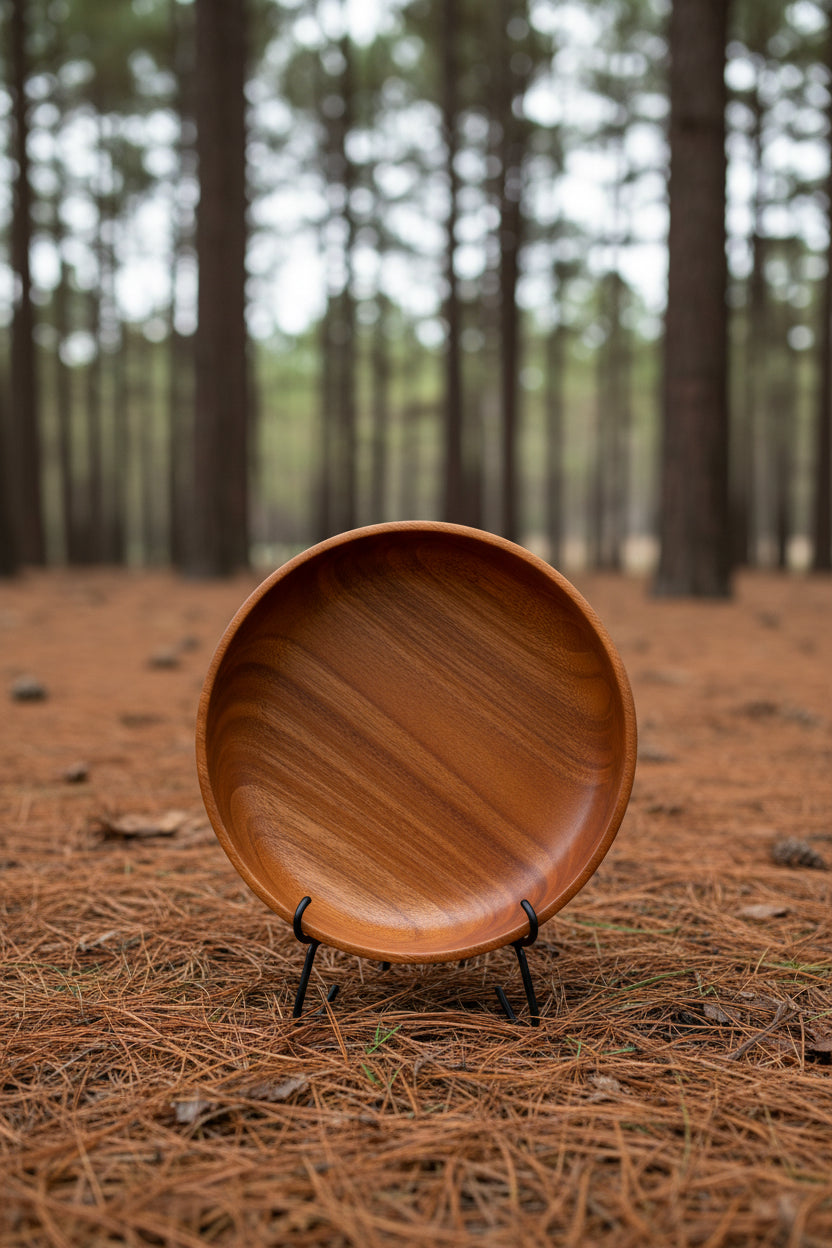 Hand Turned Mahogany Bowl