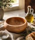 White Walnut Salad Bowl